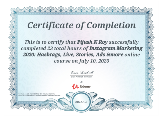 Instagram Master Class Certification